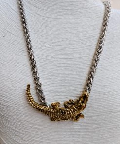 Tracy Burton Alligator Necklace