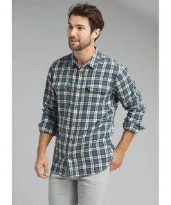 PrAna Mens Ansel Midweight Flannel