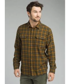 PrAna Mens Ansel Midweight Flannel