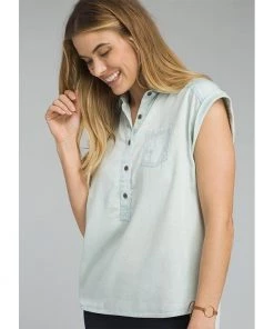 PrAna Azul Top Womens