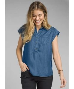 PrAna Azul Top Womens