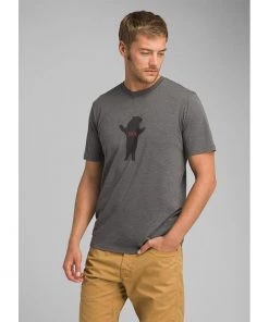 PrAna Mens Bear Squeeze Journeyman Tee