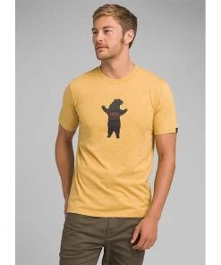 PrAna Mens Bear Squeeze Journeyman Tee