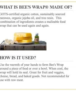 Filosano Bee's Wrap Variety Pack 13 Filosano Bee's Wrap Variety Pack