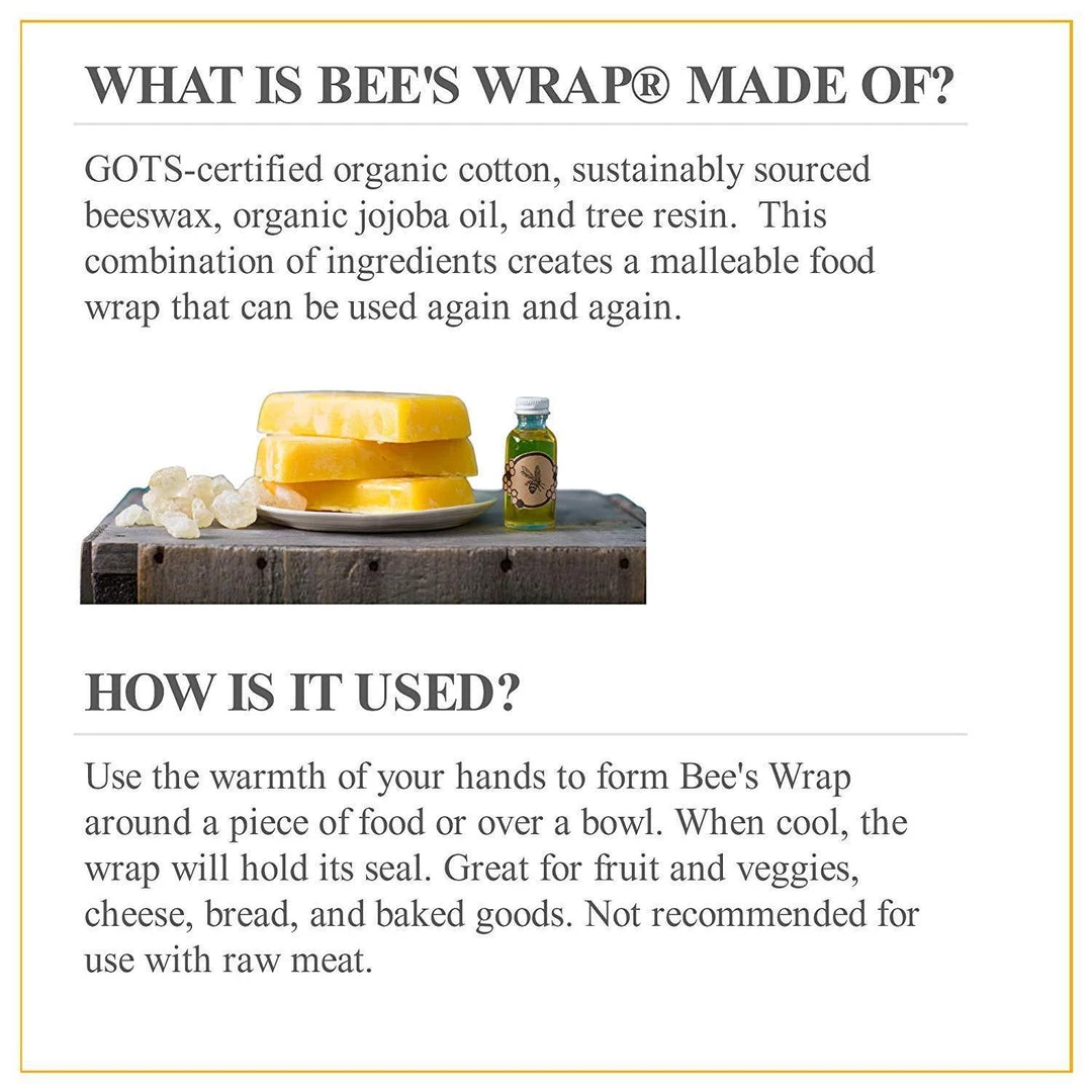 Filosano Bee's Wrap Variety Pack 6 Filosano Bee's Wrap Variety Pack