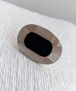 Tracy Burton Shop By Vendor Black And White Adjustable Ring