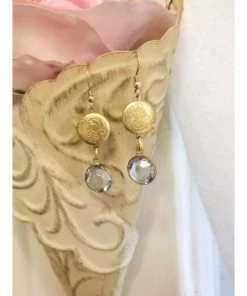 Headpiece Heaven Blue Locket Earrings Shop By Vendor