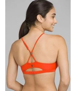PrAna Womens Brina Halter Bikini Top