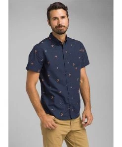 PrAna Mens Broderick Shirt - Slim - Tall