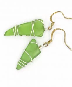 Themis And Thread Accessories Brown Seneca Sea Glass Earrings 12 Themis And Thread Accessories Brown Seneca Sea Glass Earrings