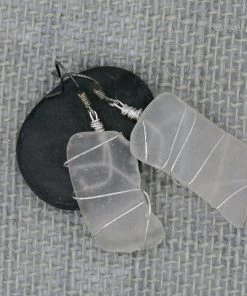 Themis And Thread Accessories Brown Seneca Sea Glass Earrings 15 Themis And Thread Accessories Brown Seneca Sea Glass Earrings