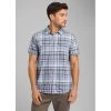PrAna Mens Cayman Plaid Short Sleeve