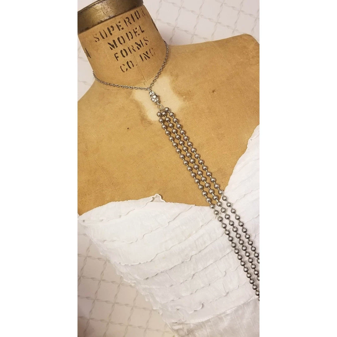 Headpiece Heaven Shop By Vendor Chain Tassel Necklace 3 Headpiece Heaven Shop By Vendor Chain Tassel Necklace