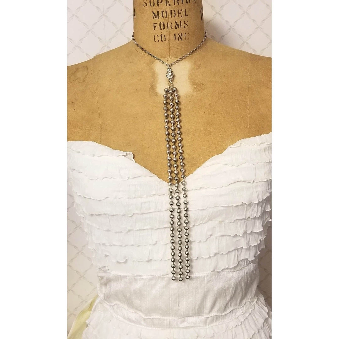 Headpiece Heaven Shop By Vendor Chain Tassel Necklace 4 Headpiece Heaven Shop By Vendor Chain Tassel Necklace