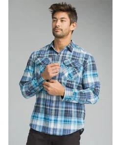 PrAna Citadel Plaid Long Sleeve