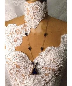 Headpiece Heaven Shop By Vendor Cobalt Crystal Necklace