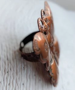 Tracy Burton Copper Butterfly Ring