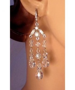 Headpiece Heaven Shop By Vendor Crystal Chandelier Earrings
