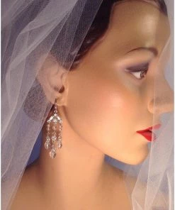 Headpiece Heaven Shop By Vendor Crystal Chandelier Earrings