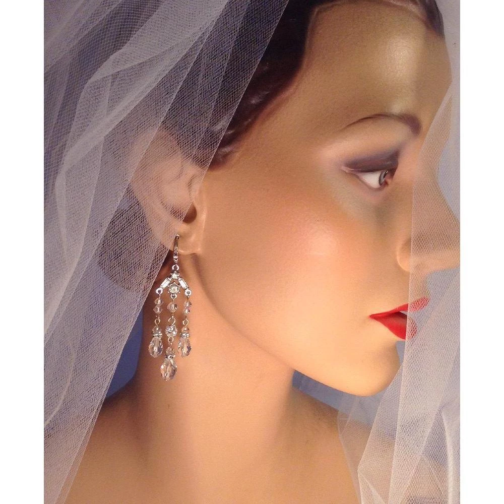 Headpiece Heaven Shop By Vendor Crystal Chandelier Earrings 1 Headpiece Heaven Shop By Vendor Crystal Chandelier Earrings
