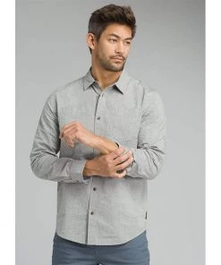 PrAna Mens Dilettante Long Sleeve Slim