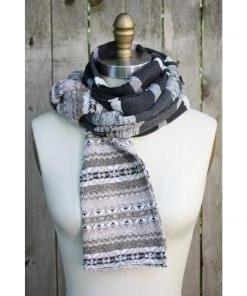 Sutter Larkin Extra-Long Patchwork Scarf