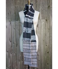 Sutter Larkin Extra-Long Patchwork Scarf