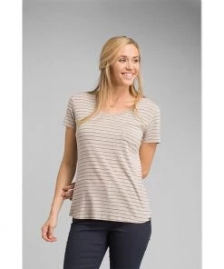 PrAna Foundation Short Sleeve V-neck Womens