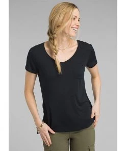 PrAna Foundation Short Sleeve V-neck Womens