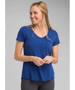 PrAna Foundation Short Sleeve V-neck Womens