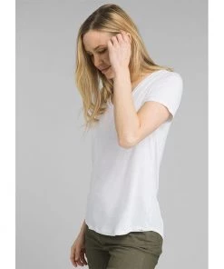 PrAna Foundation Short Sleeve V-neck Womens