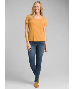PrAna Foundation Short Sleeve V-neck Womens