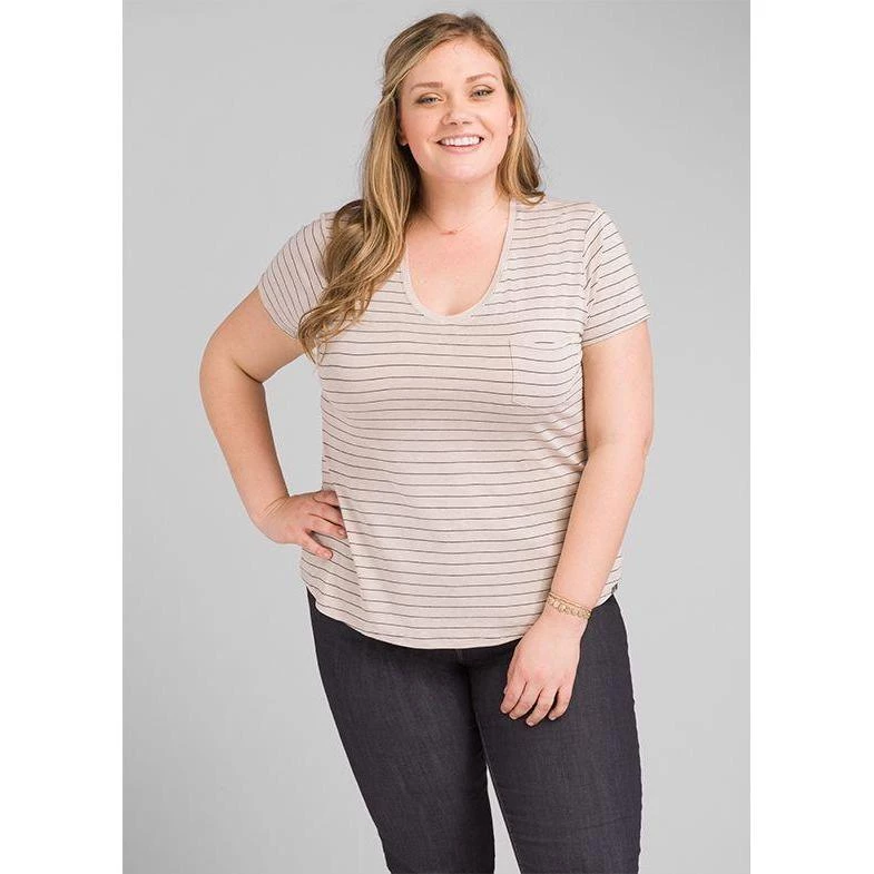 PrAna Foundation V-neck Plus Womens 8 PrAna Foundation V-neck Plus Womens