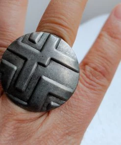 Tracy Burton Geo Tech Adjustable Ring