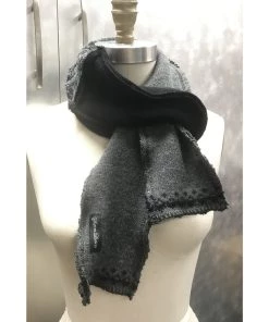 Sutter Larkin Accessories Handmade, Wool & Cashmere, Patchwork Scarf