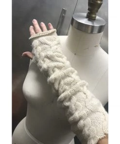 Sutter Larkin Accessories Irish Wool Patchwork Fingerless Gloves