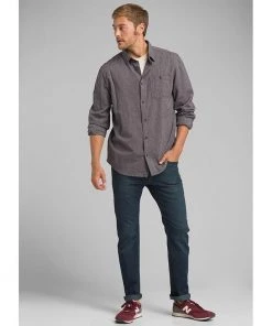 PrAna Mens Jaffra Long Sleeve Shirt