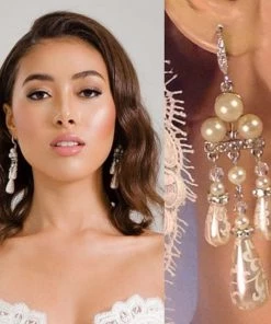 Headpiece Heaven Shop By Vendor Lace Pearl Chandeliers