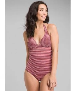 PrAna Lahari Halter Piece Swimsuit Womens