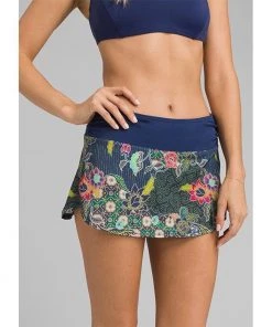 PrAna Womens Lattie Skirted Bikini Bottom