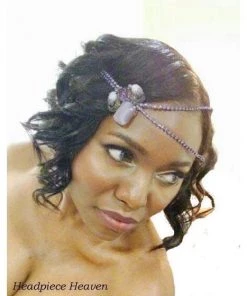 Headpiece Heaven Lavender Bridal Headpiece Shop By Vendor