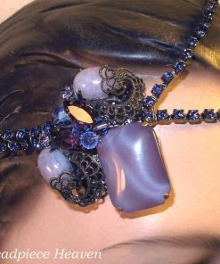 Headpiece Heaven Lavender Bridal Headpiece Shop By Vendor