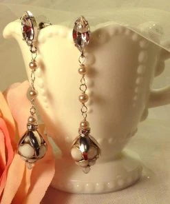 Headpiece Heaven Shop By Vendor Lotus Blossom Earrings