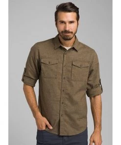 PrAna Merger Long Sleeve Shirt-Tall Mens
