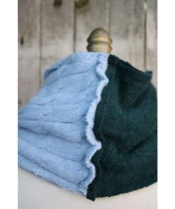 Sutter Larkin Midnight Wool Patchwork Scarf