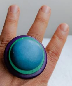 Tracy Burton Mod Round Adjustable Ring