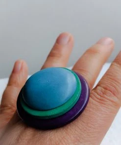 Tracy Burton Mod Round Adjustable Ring