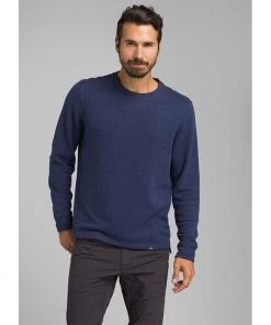 PrAna Mens Norcross Long Sleeve Crew