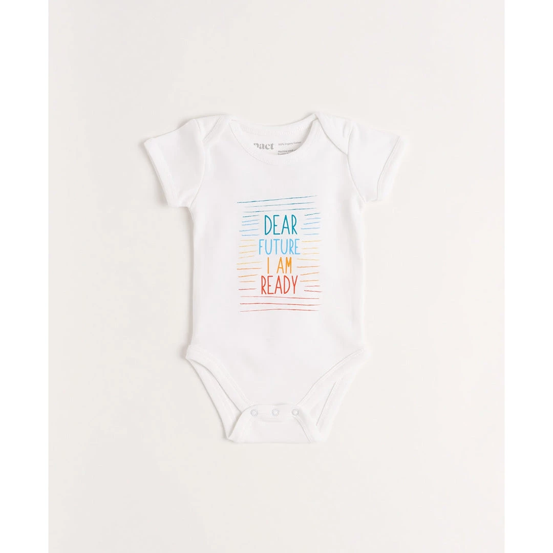 Kids Pact Organic Baby Short Sleeve Graphic Bodysuit 1 Kids Pact Organic Baby Short Sleeve Graphic Bodysuit