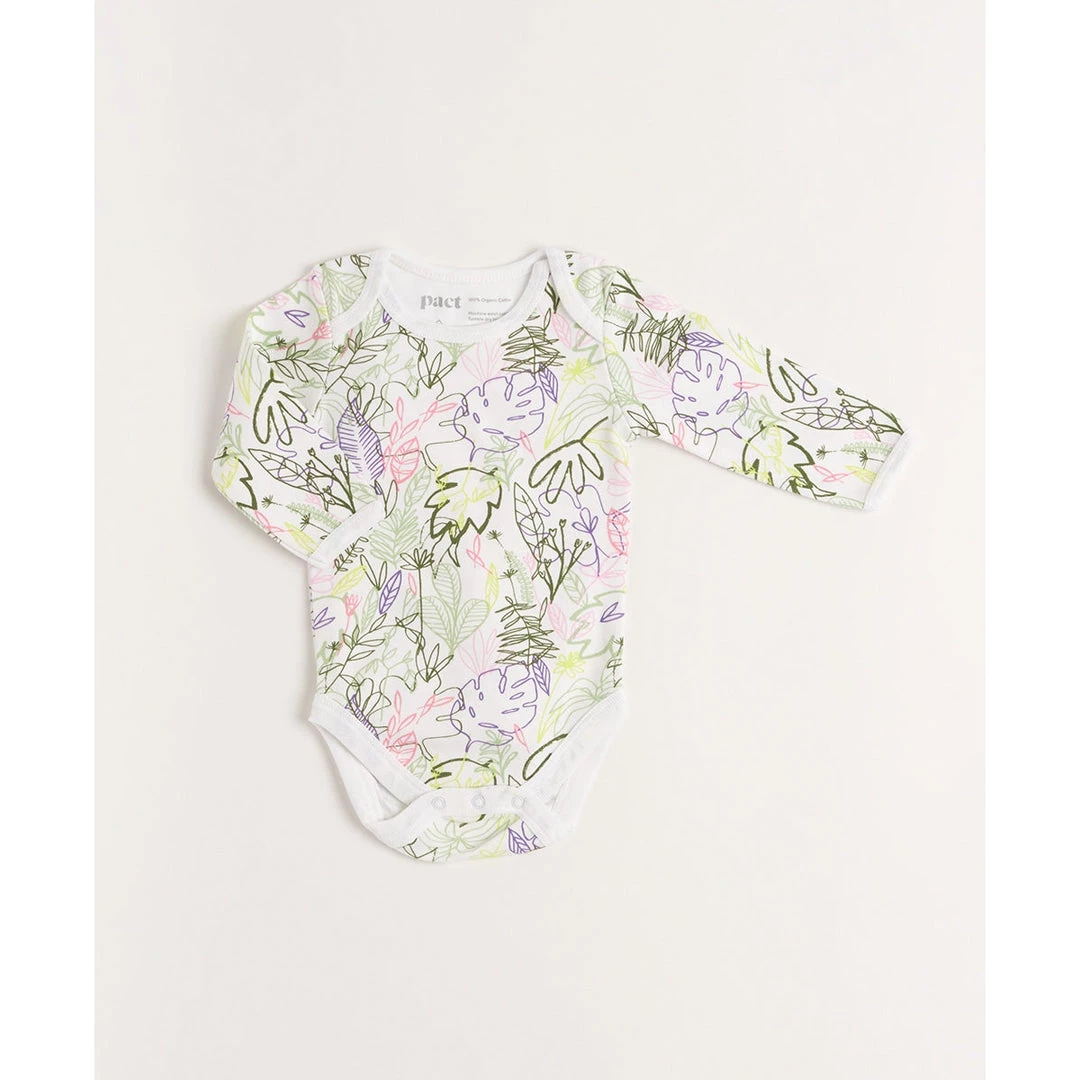 Pact Organic Baby Clearance Long Sleeve Bodysuit Kids 1 Pact Organic Baby Clearance Long Sleeve Bodysuit Kids